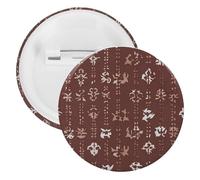 Southwest Badge rond en métal pour sac à dos, broche légère pour chemises, vestes, châle, manteau unisexe, 12PCS, Fer blanc, épingles rondes en métal