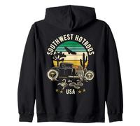 Southwest Hotrods USA Design rétro Sweat à Capuche