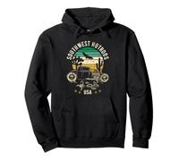 Southwest Hotrods USA Design rétro Sweat à Capuche