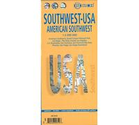 Southwest - usa american southwest Echelle 1 : 3000000, Edition trilingue allemand-anglais-français - Collectif - Borch - broché - Atlas / carte