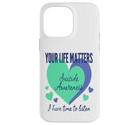 Soutien à la prévention du Suicide Coque pour iPhone 14 Pro Max