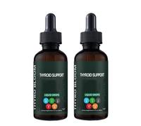Soutien à la santé de la thyroïde, [Nouveau] Équilibre corporel, multivitamines, 4 fl.oz (120 ml),2Pcs