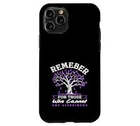 Soutien à la Sensibilisation à la maladie d'Alzheimer N'oubliez Pas pour Ceux Qui ne Peuvent Pas Coque pour iPhone 11 Pro