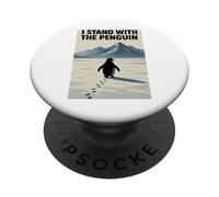 Soutien à Solo Penguin Journey Into Contemplation PopSockets PopGrip Adhésif