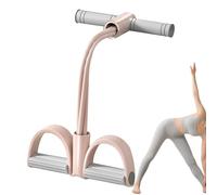 Soutien abdominal élastique pour femme - Bandes de résistance avec poignée et pédale - Pour fitness, étirement, perte de poids, entraînement, équipement de yoga