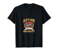 Soutien Autisme Pièce Université Rétro T-Shirt