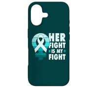 Soutien aux Victimes d'agressions sexuelles, Ruban Sarcelle Coque pour iPhone 17