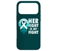 Soutien aux Victimes d'agressions sexuelles, Ruban Sarcelle Coque pour iPhone 17 Pro Max