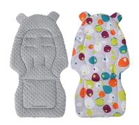 Soutien Bébé Coussin Réducteur De En Coton,Doublure De Siège De Poussette Réversible,40x80cm,1côté Respirant Pour Été,1côté Doux Pour Hiver,Pour Voyages En Famille,sorties Avec Bébé,confort All-weathe
