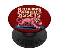Soutien Cancer du Sein: Vaincre Le Cancer PopSockets PopGrip Adhésif