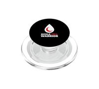 Soutien de la santé du défenseur de la drépanocytose Guerrier PopSockets PopGrip pour MagSafe