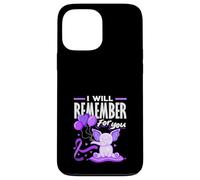 Soutien de Sensibilisation à la maladie d'Alzheimer chez Les éléphants Remember for You Coque pour iPhone 13 Pro Max