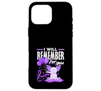Soutien de Sensibilisation à la maladie d'Alzheimer chez Les éléphants Remember for You Coque pour iPhone 16 Pro Max