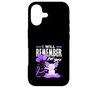 Soutien de Sensibilisation à la maladie d'Alzheimer chez Les éléphants Remember for You Coque pour iPhone 17
