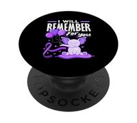 Soutien de Sensibilisation à la maladie d'Alzheimer chez Les éléphants Remember for You PopSockets PopGrip Adhésif