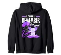 Soutien de Sensibilisation à la maladie d'Alzheimer chez Les éléphants Remember for You Sweat à Capuche