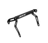 Soutien De Smartphone Support De Navigation pour Moto pour QJMOTO SRT800 SRT800X SRT750 Guidon pour Smartphone Et GPS - Fixation sur Barre Transversale(Noir 1,22 mm)