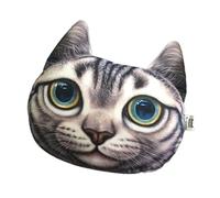 Soutien Du Cou - UUniversal Oreiller D'appui-tête De Chat Mignon, Coussin De Voyage En Peluche Douce Désodorisant Au Charbon De Bois, Accessoire De Décoration Intérieure Confortable En Coton PP | Équi