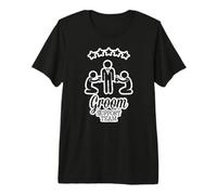 Soutien du marié Équipe de la fête des célibataires T-Shirt Haut de Gamme