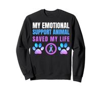 Soutien émotionnel au Suicide pour la prévention des Animaux de Compagnie Sweatshirt
