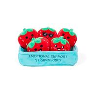 Soutien émotionnel fraises de Relatable, peluches et jouets douillets, Squishy Toys et Plushies, excellente idée de cadeau pour les proches de tous âges avec 5 jouets en peluche avec