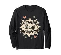 Soutien émotionnel Humain drôle thérapie empathie Meme Cadeau Manche Longue