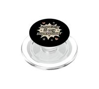 Soutien émotionnel Humain drôle thérapie empathie Meme Cadeau PopSockets PopGrip pour MagSafe