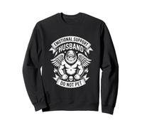 Soutien émotionnel : Le Mari ne Caresse Pas Un Sasquatch drôle Sweatshirt