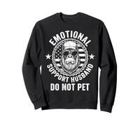Soutien émotionnel : Le Mari ne Caresse Pas Un Singe Gorille drôle Sweatshirt