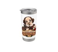 Soutien émotionnel Shakespeare Théâtre Anglais Théâtre Drame Gobelet isotherme en acier inoxydable double paroi