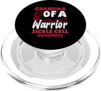 Soutien Familial de Sensibilisation à la drépanocytose Grand-mère d'un Guerrier PopSockets PopGrip pour MagSafe