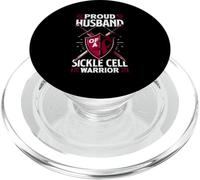 Soutien Familial du Mari Fier d'un Guerrier drépanocytose PopSockets PopGrip pour MagSafe