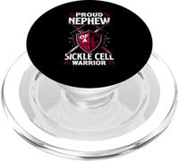 Soutien Familial Fier Neveu d'un Guerrier drépanocytose PopSockets PopGrip pour MagSafe