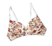 Soutien-Gorge 100% Soie De Mûrier, Soutien-Gorge Triangle Ultra-Fin D'été, Soutien-Gorge Sexy en Satin Double Face, Bras sans Fil Confortable Au Quotidien(14,40/90)