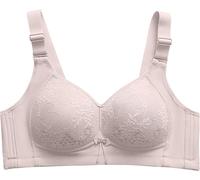 Soutien-Gorge À Bonnets Fixes Pour Femme, Sans Armatures, Avec Boucle Sur Le Devant Et Dans Body Tonton Soutien Gorge Armature Grossesse Sans Dentelle Noir Allaitement S Brassiere De