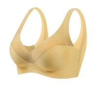 Soutien Gorge À Rayures Support Doux Et Sans Couture Style Débardeur Sans Armature Pour Grande Poitrine Réducteur Avec Effet Push Up Et Élastique Haute Résistance Femme Confortable Et Sexy P