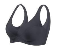 Soutien Gorge À Rayures Support Doux Et Sans Couture Style Débardeur Sans Armature Pour Grande Poitrine Réducteur Avec Effet Push Up Et Élastique Haute Résistance Femme Confortable Et Sexy P
