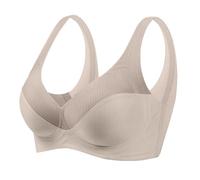 Soutien Gorge À Rayures Support Doux Et Sans Couture Style Débardeur Sans Armature Pour Grande Poitrine Réducteur Avec Effet Push Up Et Élastique Haute Résistance Femme Confortable Et Sexy P