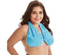 Soutien-gorge à serviette pour femme - Pour l'allaitement - Bleu - Taille L