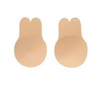 Soutien-gorge Adhésif à Oreille de Lapin, Housses de Mamelon Push-up sans Bretelle Réutilisable pour Femmes (Couleur de peau)