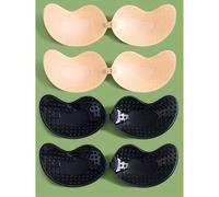 Soutien-gorge adhésif invisible push-up pour femmes, sans dos, sans bretelles, sans couture, cache-tétons en silicone auto-adhésifs, coussinets de poitrine autocollants, lingerie de mariée Silicone