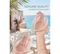 Soutien-gorge adhésif réutilisable en silicone transparent pour femmes, lingerie invisible, cache-tétons invisibles, soutien-gorge sans bretelles, effet push-up Silicone
