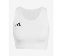 Adidas Adizero Essentials Crop Sports Top Blanc M Femme