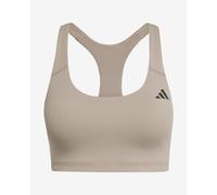 Soutien-gorge adidas Powerimpact Rib Medium Support marron noir femme - S-AB