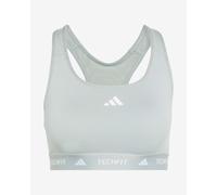 Adidas Techfit Medium Impact Sports Bra Gris XS Femme