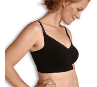 Soutien gorge allaitement coton bio noir taille S