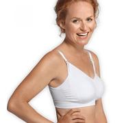 Soutien gorge allaitement sans armature blanc taille M