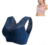 Soutien-Gorge Anti-Affaissement Nula Bras, Soutien-Gorge De Sport Respirant En Dentelle Grande Taille, Sans Armatures, Anti-Affaissement (L)