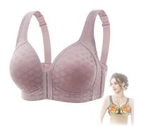 Soutien-Gorge Auto-Chauffant COLORIVER, Soutien-Gorge Coloriver Detox & Shape Power Lift, Soutien-Gorge De Levage Ionique Et De Détoxification Lymphatique (Rose,40/90)