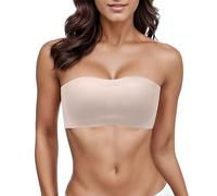 Soutien Gorge avec Armature sans Complexe Wonderbra Grande Taille Bretelles Bandeau Robe Femme Bretelle Amovible Dos Nu Forte Poitrine Minimiseur Transparente Large Soutif Blanc Push Up